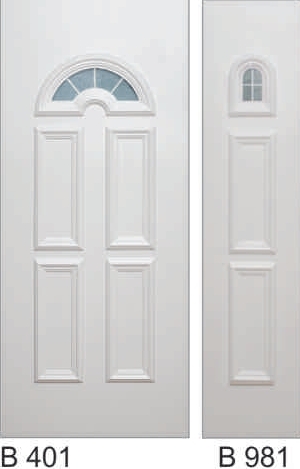 PVC ulazna vrata<br> paneli B401 i B981