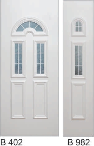 PVC ulazna vrata<br> paneli B402 i B982
