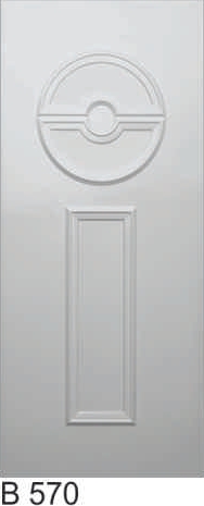 PVC ulazna vrata<br> panel B570