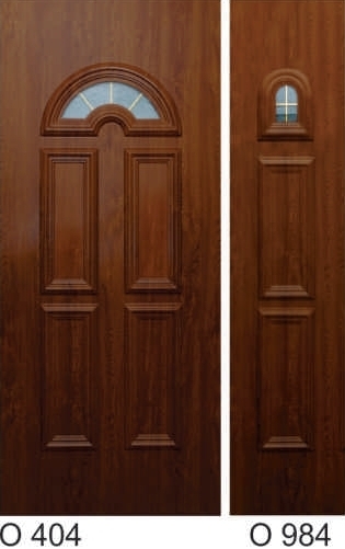 PVC ulazna vrata<br> paneli O404 i O984